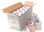Thermal Kitchen 3-Ply Till Rolls in White/Pink/Yellow 76mm x 76mm (12.7mm core) (023L)